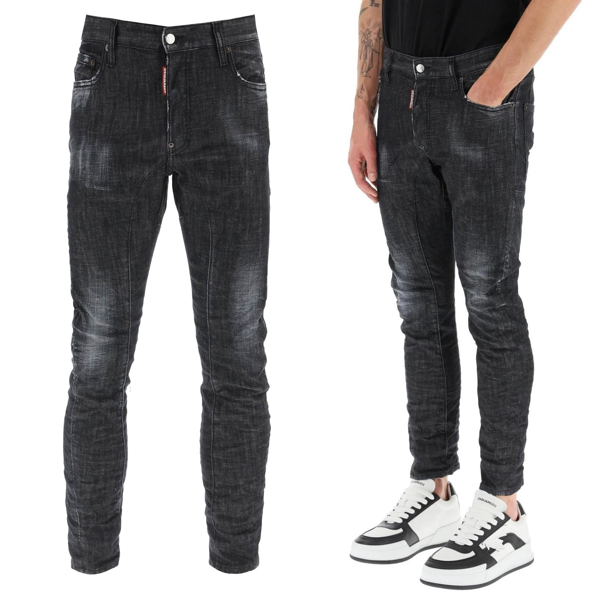 低価格 デニム JEAN BIKER TIDY ブラック S30357 S74LB1226 ディー