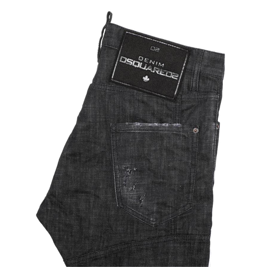  бесплатная доставка DSQUARED2 Dsquared S74LB1226 S30357 черный TIDY BIKER JEAN Denim джинсы size 44