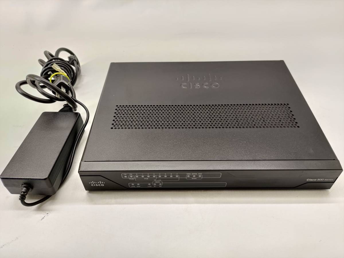 Cisco 800 Series Cisco C891F シスコ LANルーター 通電確認済み ネットワーク構築 ネットワークスイッチ 有線ルーター_画像1