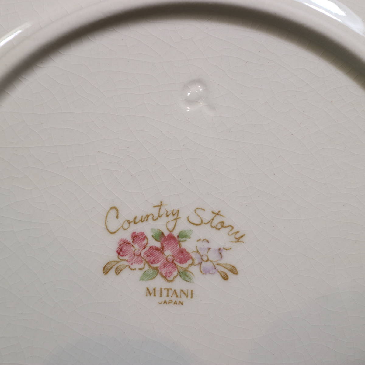 MITANI JAPAN Country Story オーバル皿 2枚セット カトレヤ 63-3 陶器 洋食器 楕円 深皿 カレー シチュー スープの画像9