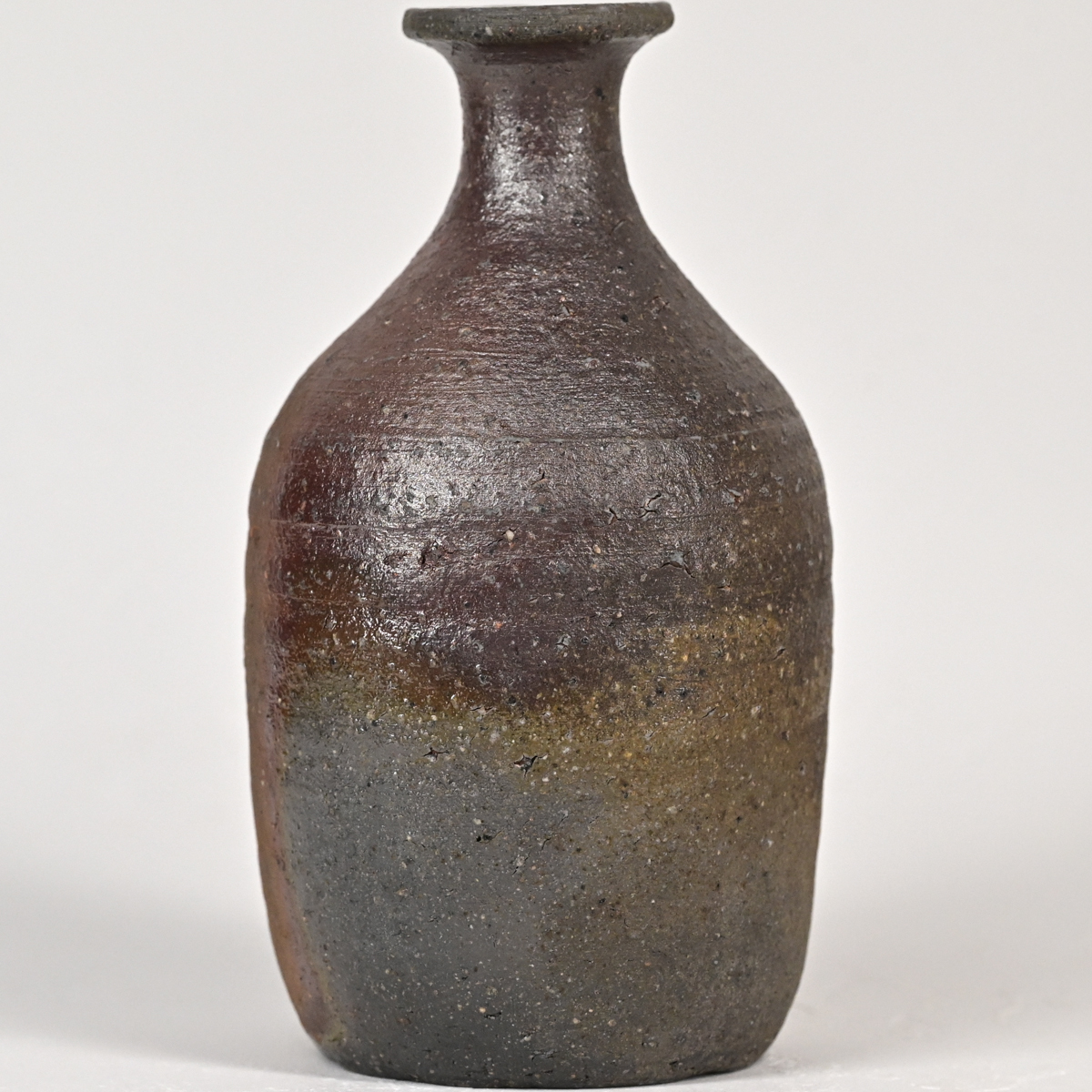  north large .. mountain person Bizen earth kiln change sake bottle genuine work guarantee 