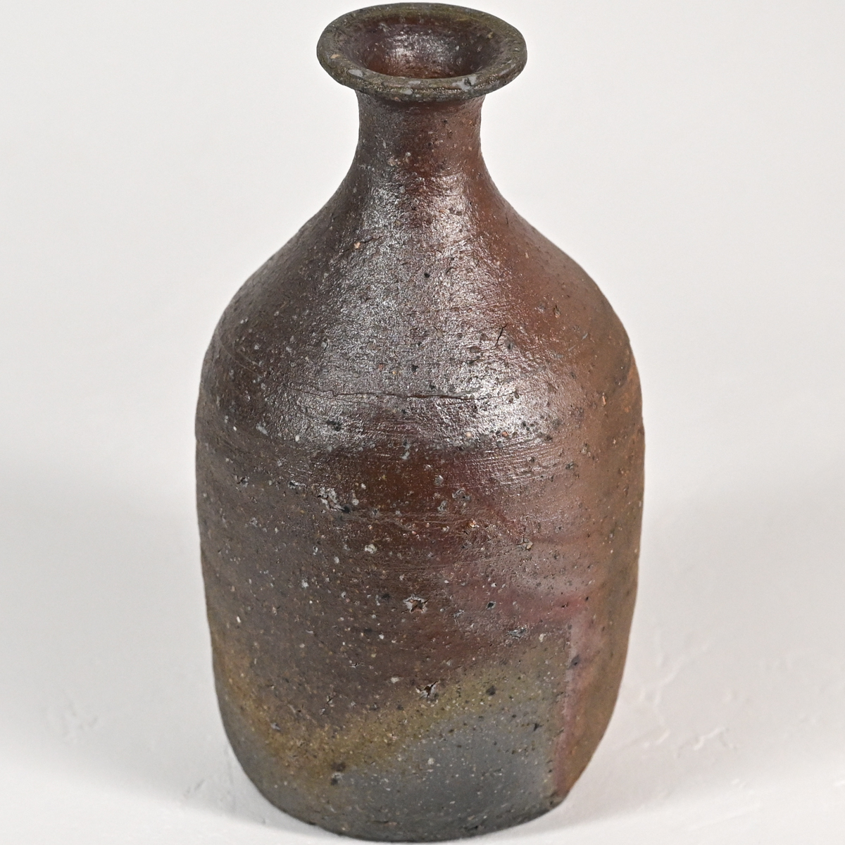  north large .. mountain person Bizen earth kiln change sake bottle genuine work guarantee 