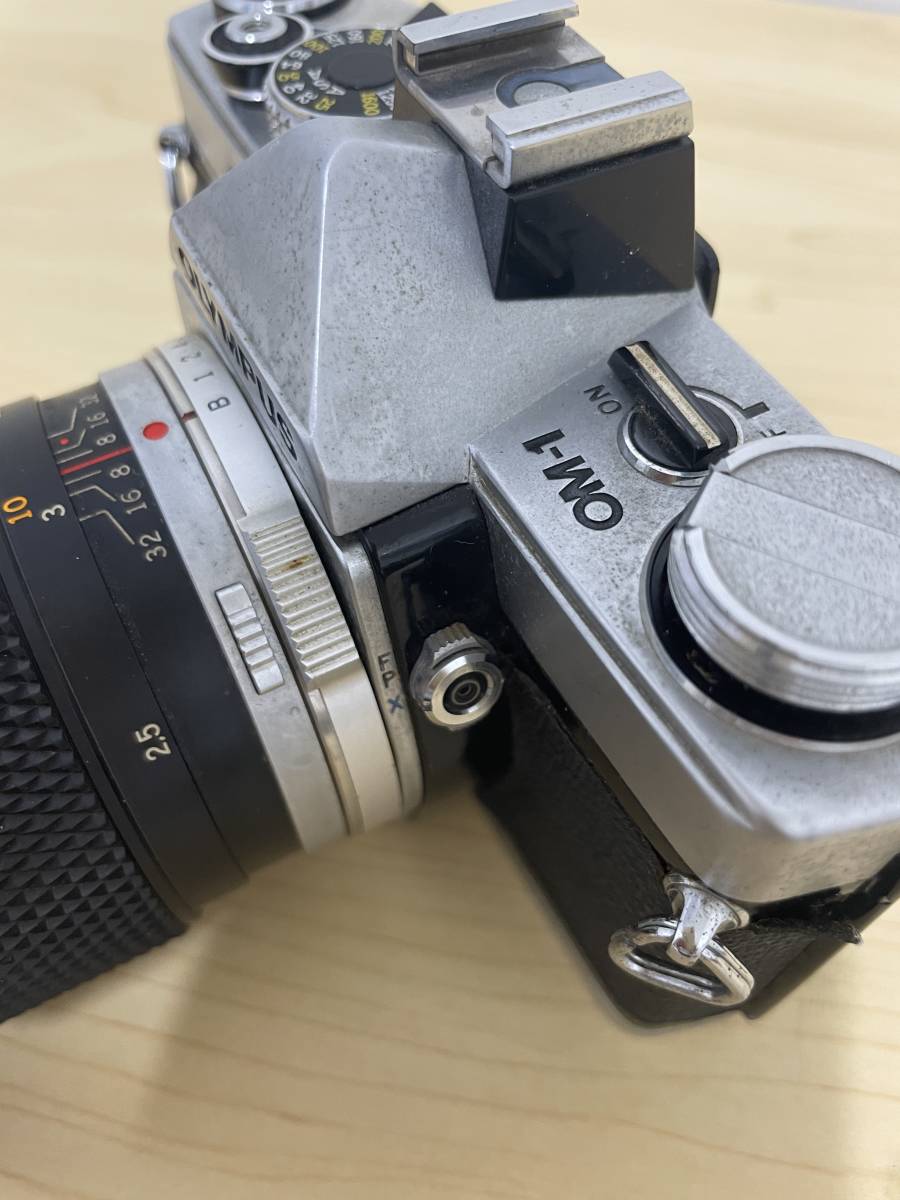 OLYMPUS オリンパス OM - 1 フィルムカメラ シルバー ボディ 28mm