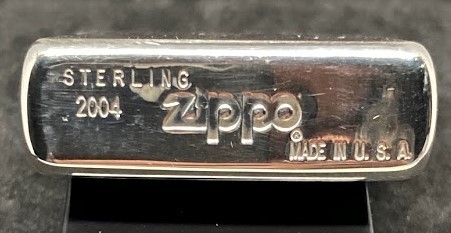 【未使用品】 zippo ジッポー 2004年 スターリング シルバー_画像3