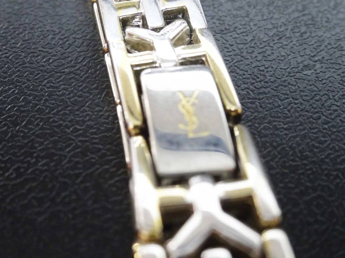 ●(KC) 動作未確認 イヴサンローラン Yves Saint Laurent 腕時計 ゴールド文字盤 レディース ファッション雑貨 コレクション_画像5