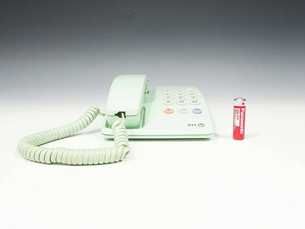 *(FJ) operation not yet verification is ude . select TEL slim (RG) lime green telephone machine Japan electro- confidence telephone NTT consumer electronics interior miscellaneous goods retro miscellaneous goods 