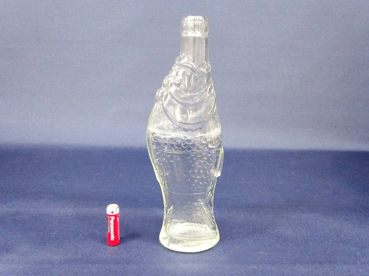 ◆(SZ) 魚型 空き瓶 空瓶 魚瓶 さかな 花瓶 ガラス 硝子 一輪挿し ワインボトル リメイク DIY インテリア雑貨_画像1