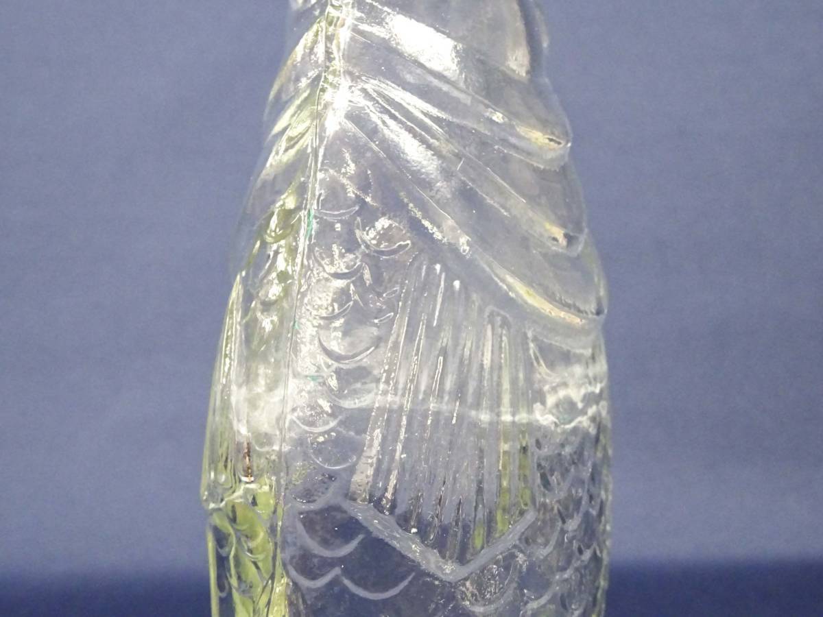 ◆(SZ) 魚型 空き瓶 空瓶 魚瓶 さかな 花瓶 ガラス 硝子 一輪挿し ワインボトル リメイク DIY インテリア雑貨_画像8