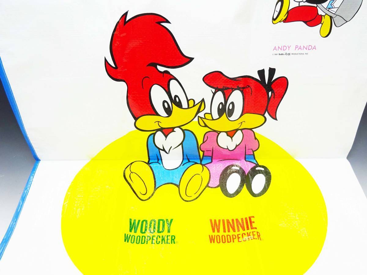 *(MK) woody -* Woodpecker WOODY WOODPECKER сиденье для отдыха примерно 137.5×137.5. Sumitomo жизнь сувенир герой Showa Retro смешанные товары 