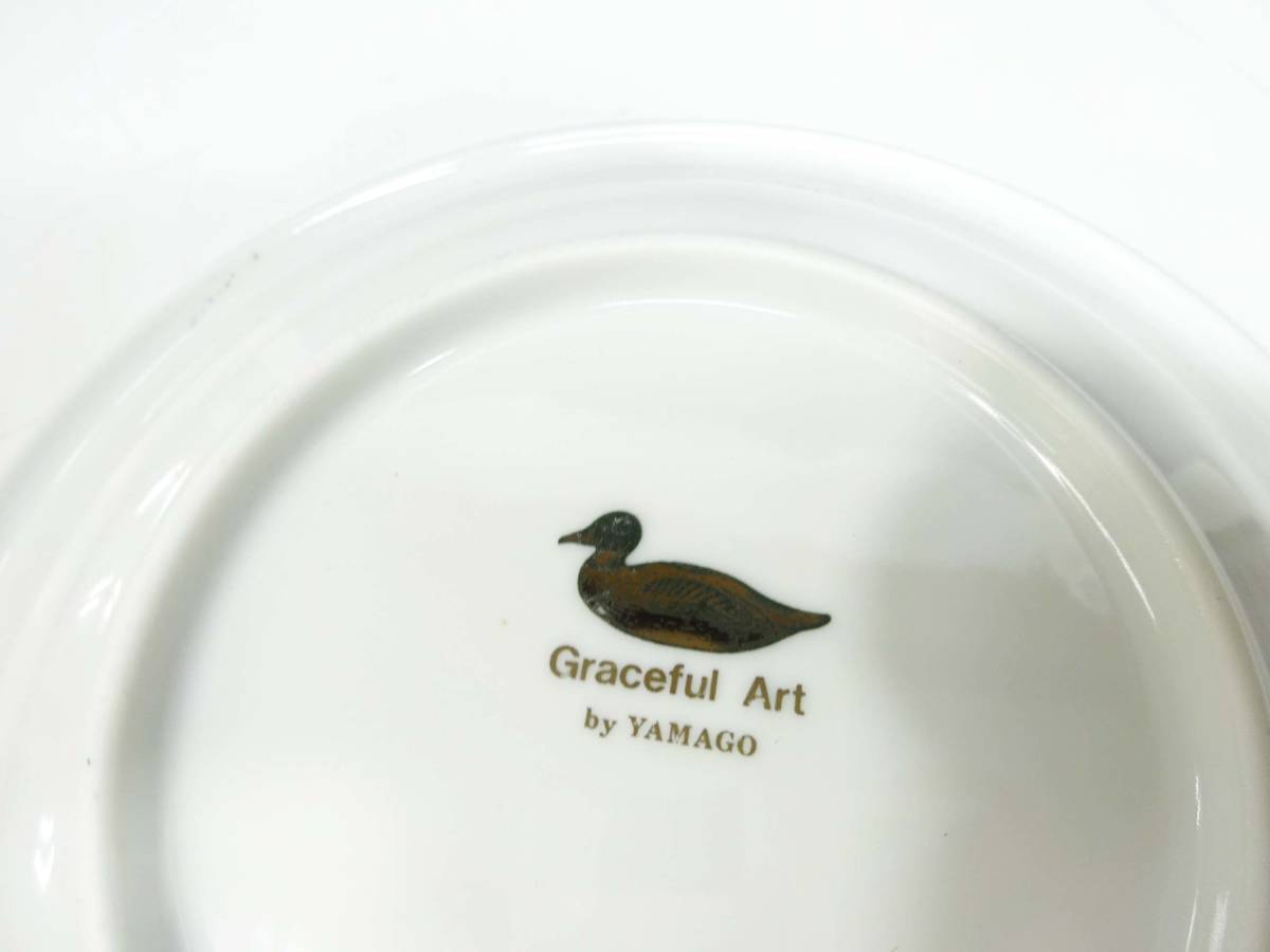 ◆(TY) YAMAGO ヤマゴ Graceful Art 四季彩 皿 5枚セット 直径約16cm 箱付き 取り皿 ケーキ皿 プレート サラダ デザート 食器 キッチン雑貨_画像5