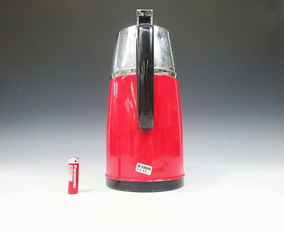 ◆(TD) 象印 ZOJIRUSHI hiPOT Z-1100 昭和レトロ 象印魔法瓶 保温ポット 1.1リットル 当時物 ビンテージ アンティーク キッチン雑貨_画像2