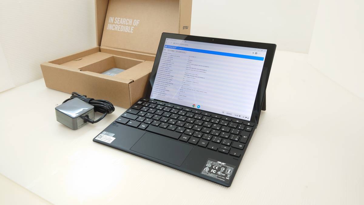 海外最新 CM3000DVA-HT0019 Chromebook ASUS 10.5型 動作品 タッチ wi