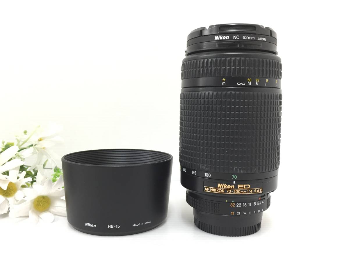 □Nikon ニコン Ai AF Zoom Nikkor ED70-300mm F4-5.6D ズームレンズ 動作品の画像1