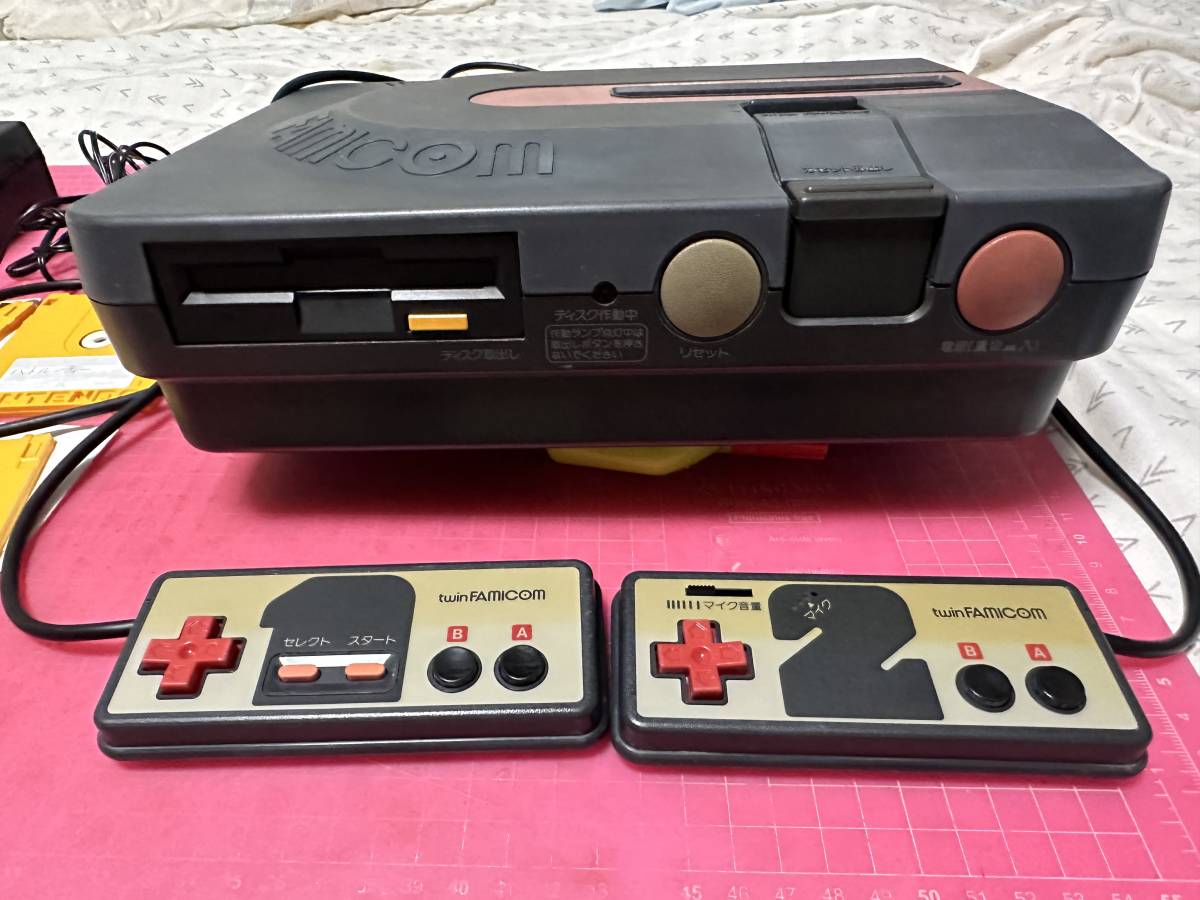 FC AN-500B ツインファミコン改 黒 前期 ディスクシステム 本体 FC AN-500B ツインファミコン改 黒 前期 ディスクシステム 本体
