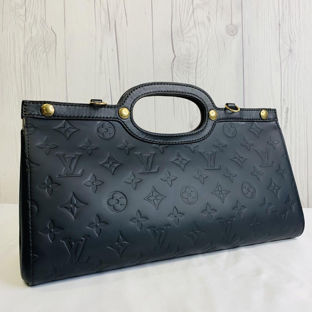 美品 ルイ ヴィトン ヴェルニ ロクスバリー ショルダー バッグ マット