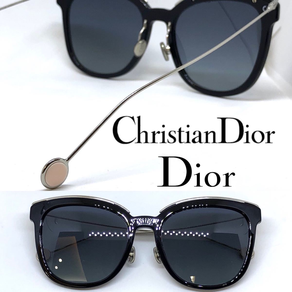  new goods free shipping Christian Dior Christian Dior sunglasses DIORBLOSSOMFCSA54-HD Blossom F CSAHD BLACK PALLAD black / silver 