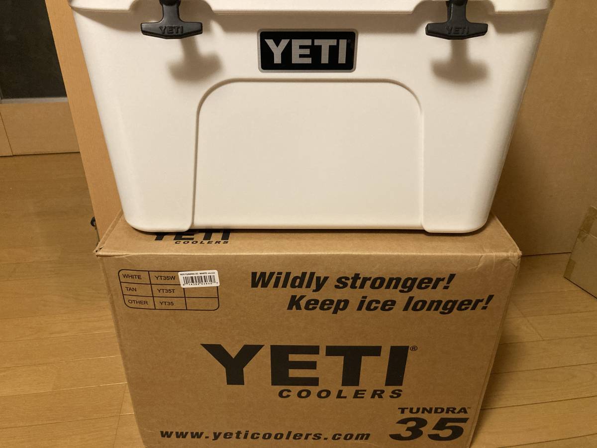 超歓迎】 白 未使用品 アメリカ製 クーラーボックス タンドラ35 YETI