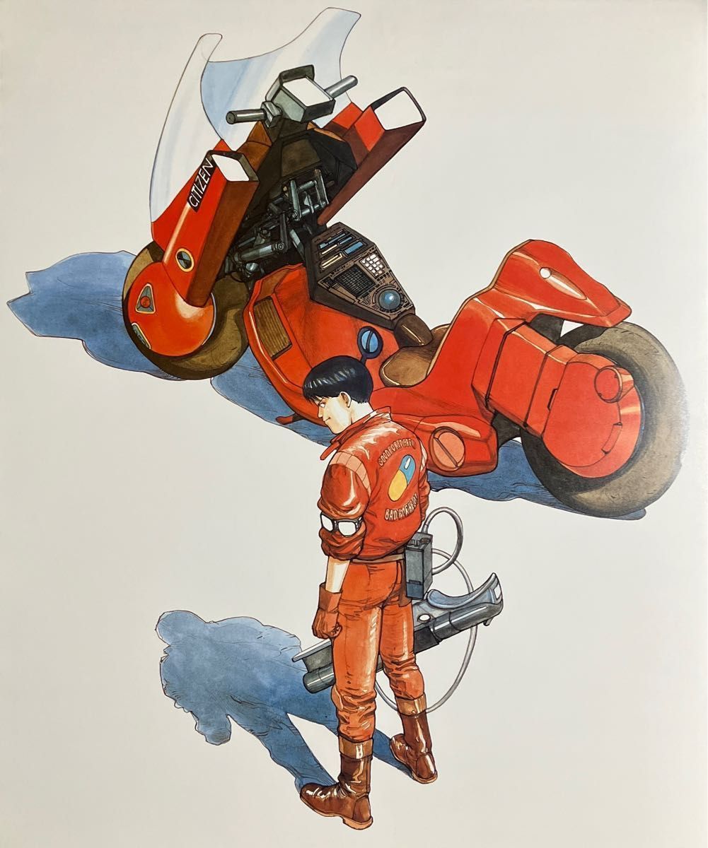 映画『AKIRA』販促ポスター 88年 金田 バイク 大友克洋 非売品 映画『AKIRA』販促ポスター 88年 金田 バイク 大友克洋 非売品