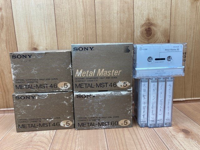 使用済みカセット】 SONY metal master 46分20本/ソニーメタルカセット