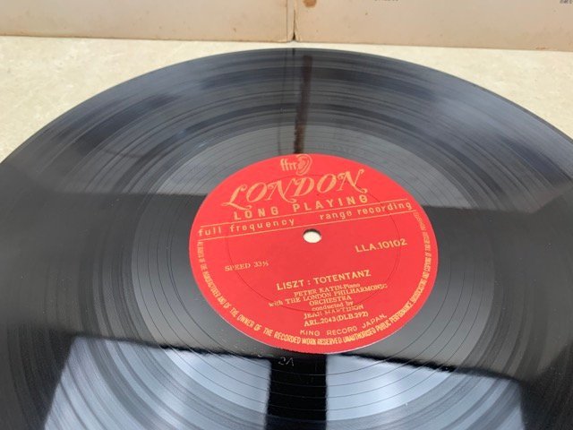 中古LP リスト 死の舞踏 メンデルスゾーン 華麗なカプリッチョ 華麗なロンド ピーター・ケイティン PETER KATIN　CIE1604_画像5