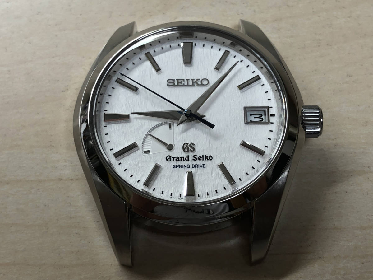 [上一頁]包括Grand Seiko SBGA 011真皮腰帶    原文:【中古】グランドセイコー SBGA011 純正革ベルト付き