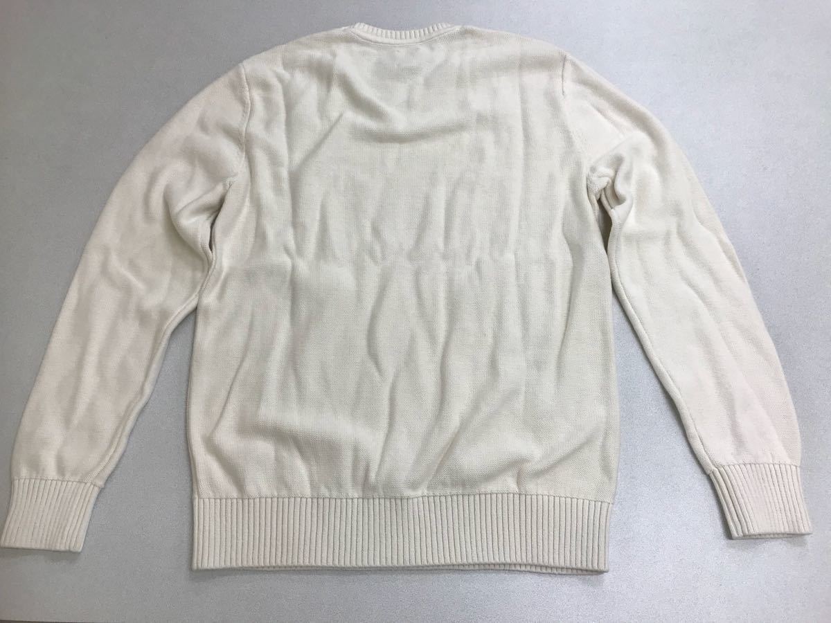 ●ＧＡＰ●新品●セーター●L●ギャップ●ニット●ホワイト系●人気のコットンニット●編みこみセーター●オフホワイト●30S70-2-2_画像3