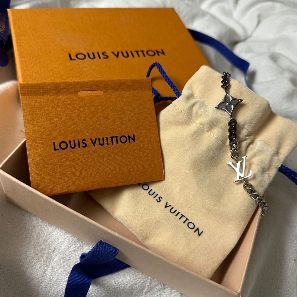 LOUIS VUITTON ブレスレット　インスティンクト　付属品完備　正規品　ルイヴィトン シルバー系　M00508 アクセサリー　2022年購入_画像1