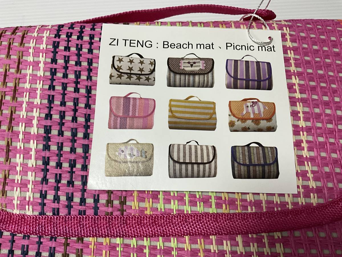 新品☆ZI TENG Beach mat Picnic mat ビーチ　キャンプ　運動会　outdoor アウトドア／141×180／005_画像3