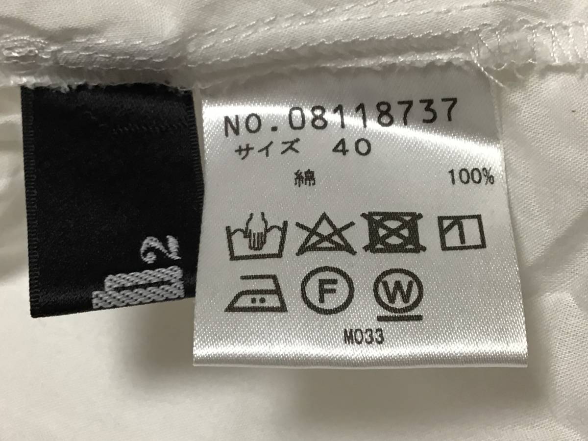 8819／センソユニコ／t.b2 コットン100%シンプル着回しブラウス／ホワイト系／40／08118737_画像6