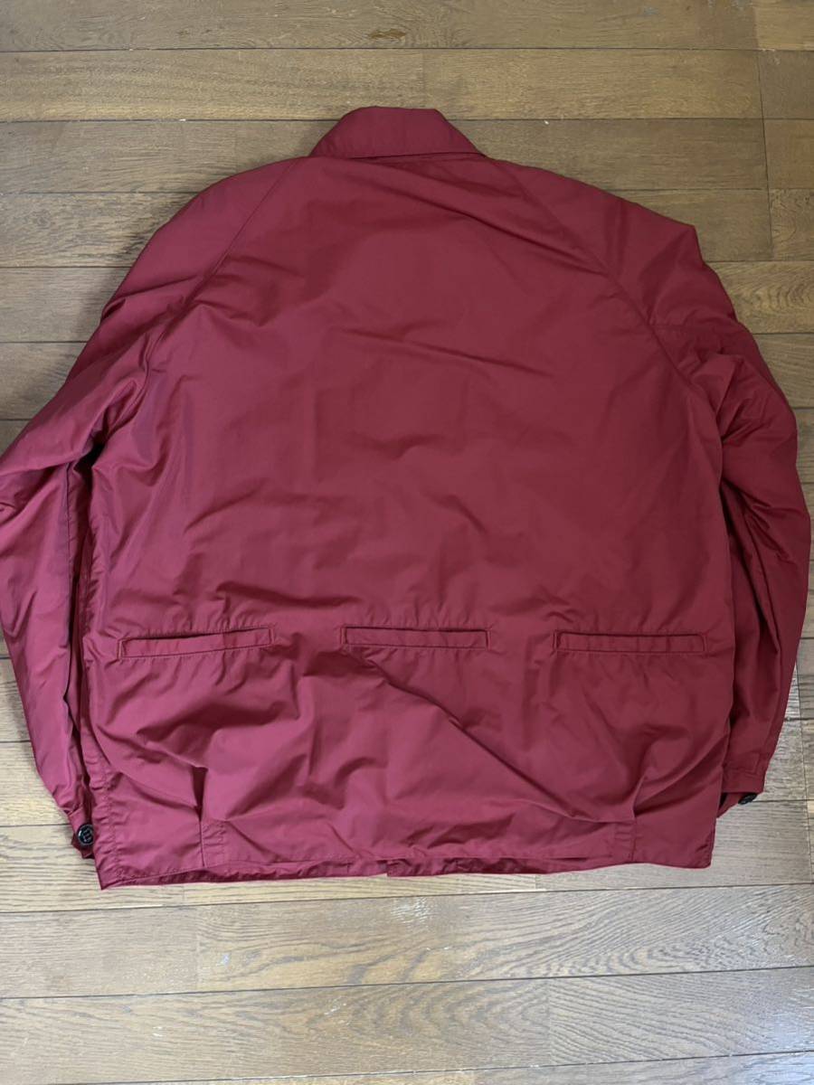 【美品sizeM】sassafras Wheel Barrow Jacket Nylon Burgundy ワッペンカスタム ササフラス ウィールバロー ジャケット バーガンディ_画像4