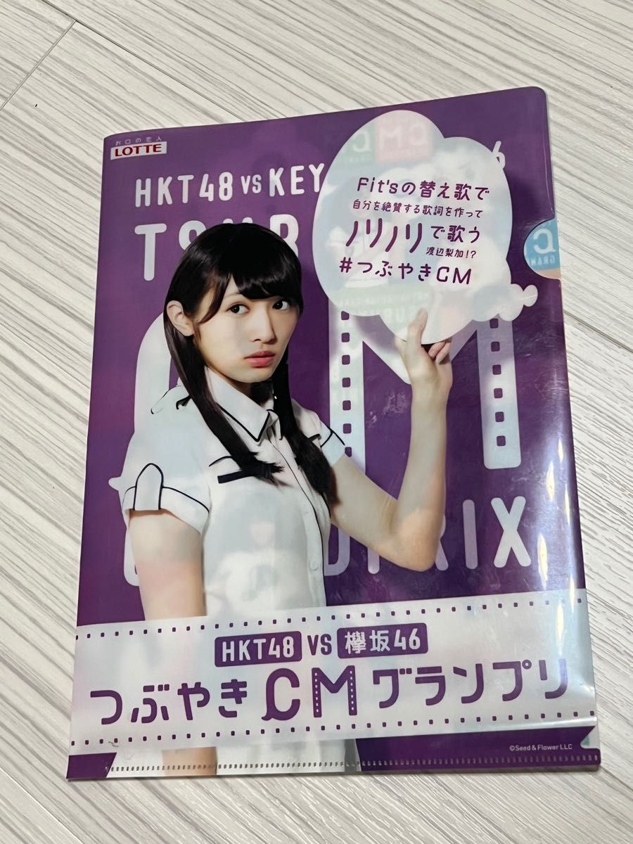 HKT48 欅坂46 クリアファイル 非売品　フィッツ　Fitz LOTTE