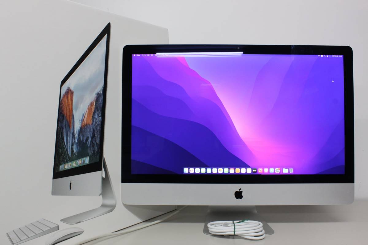 iMac(Retina 5K,27-inch,Late 2015)3.2GHz Core i5〈MK472J/A〉⑥