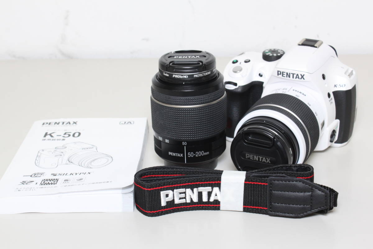 高質 PENTAX/K-50/ダブルズームキット/デジタル一眼 ⑥ ペンタックス