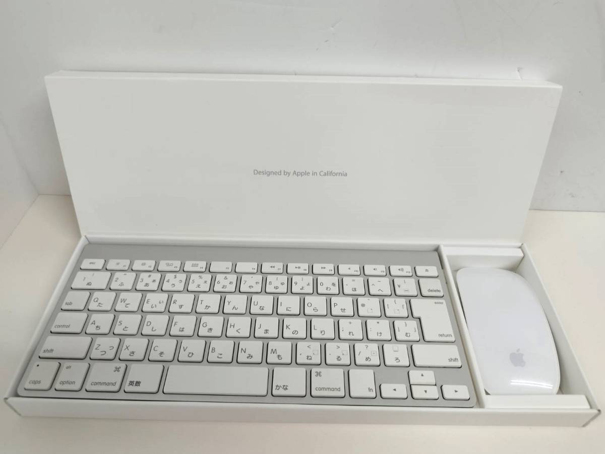 Apple 純正 キーボード(A1314) マウス(A1296) セット_画像1