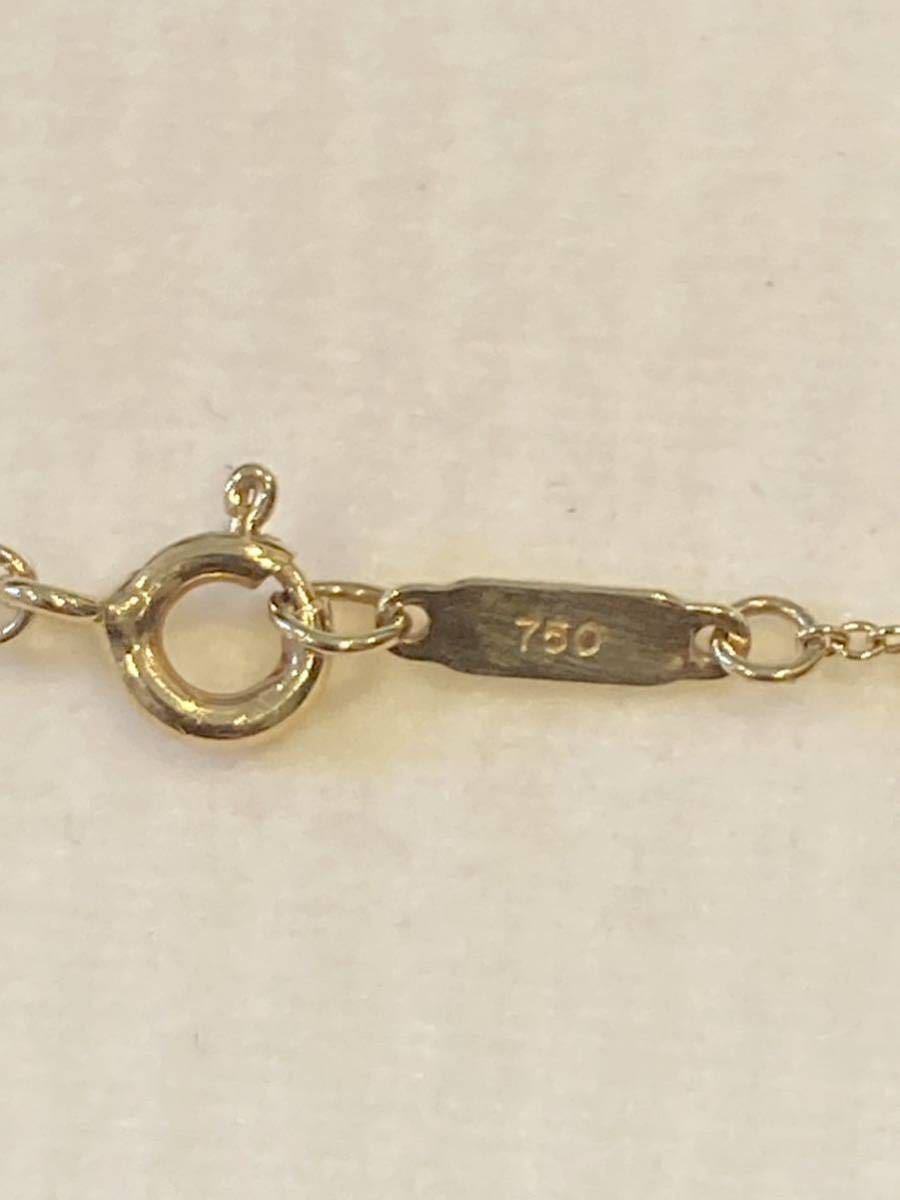 新品 未使用 正規品 ティファニー tiffany&co ネックレス k18 750 アメジスト スパークラー ゴールド 箱巾着 紙袋◎購入日記載カード付き◎_画像7