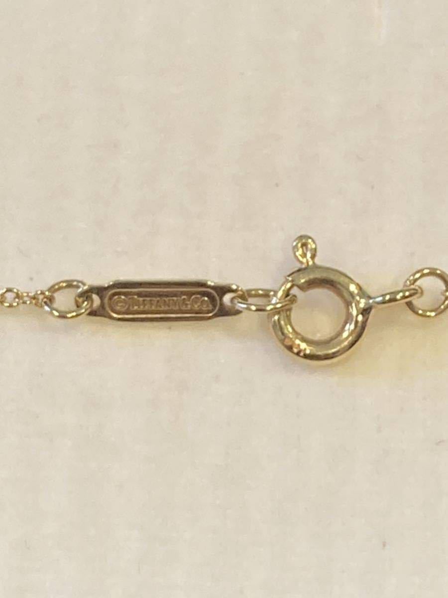 新品 未使用 正規品 ティファニー tiffany&co ネックレス k18 750 アメジスト スパークラー ゴールド 箱巾着 紙袋◎購入日記載カード付き◎_画像6