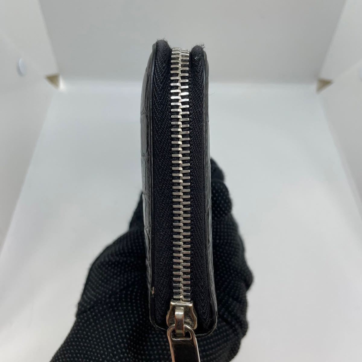 1円〜 極美品 Saint Laurent サンローラン メンズ 長財布 ラウンド