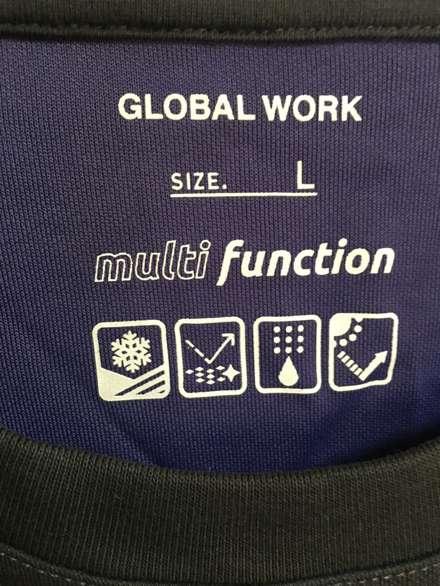 GLOBAL WORK　グローバルワーク　Tシャツ　グレー　Lサイズ