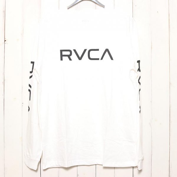 [クリックポスト対応] ロングスリーブTEE ロンT RVCA ルーカ BIG RVCA L/S TEE M451URBI　WHB　 XLサイズ_画像2