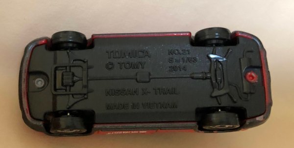 トミカ　日産　エクストレイル　消防指揮車　No.1　2017　ミニカー　TOMICA　同梱可 NISSAN X-TRAIL FIRE CHIEF CAR (Emgr_lgbx)_画像5