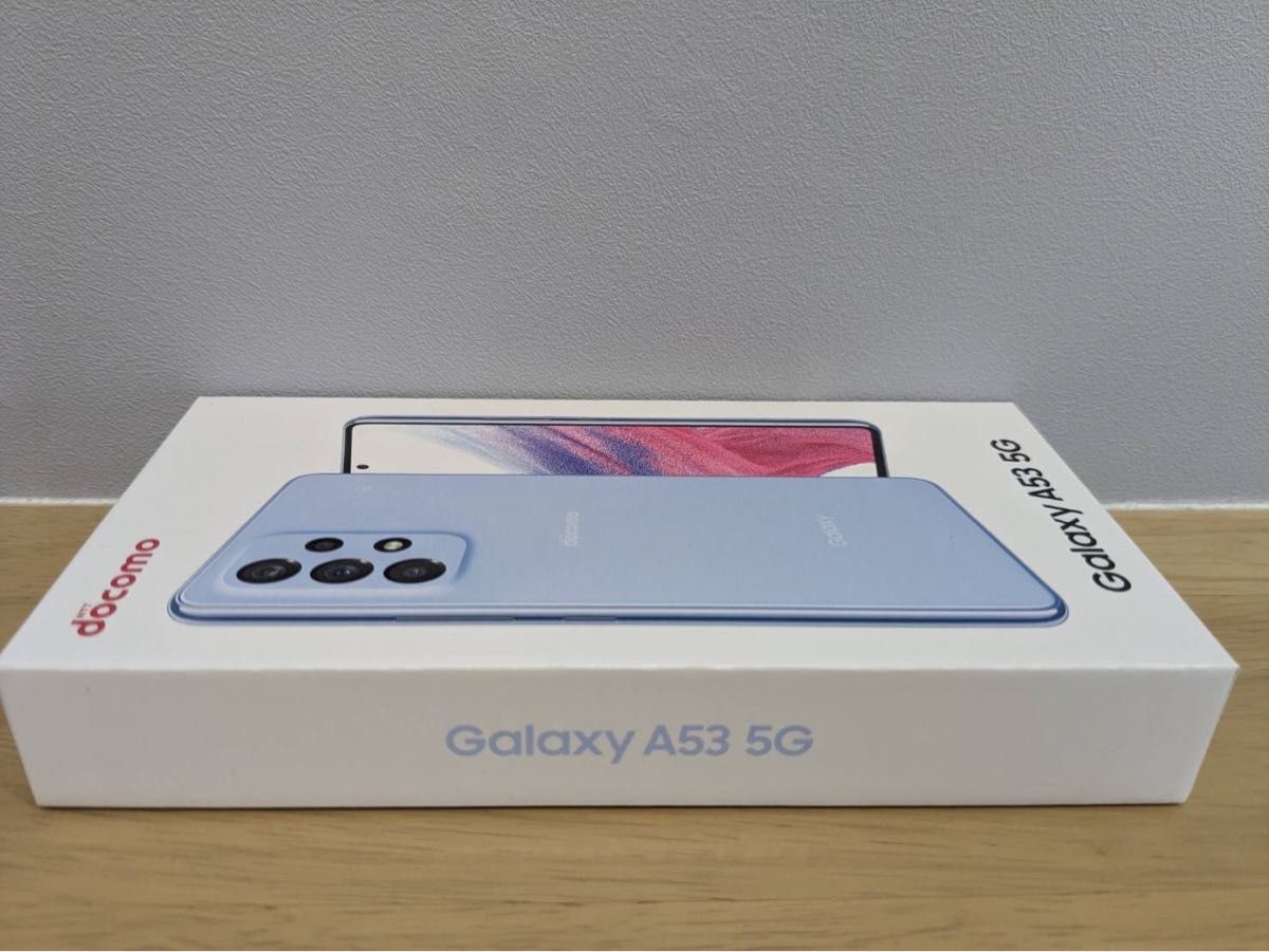 SAMSUNG Galaxy A53 5G オーサムブルー 新品 docomo SIMロック解除 SIM