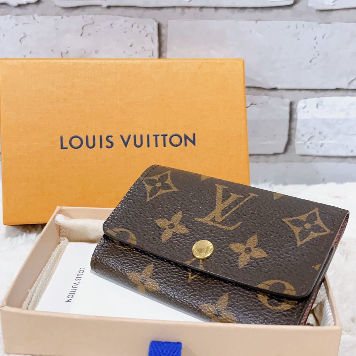 LOUIS VUITTON ルイヴィトン モノグラム キーケース 6連 鍵 保存箱付き ミュルティクレ6