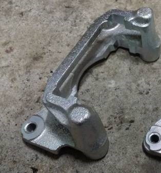 [ new goods / unused ] Mazda original RX-7 FD3S rear brake mounting support caliper 17 -inch Efini rx7 MAZDA restore old car 