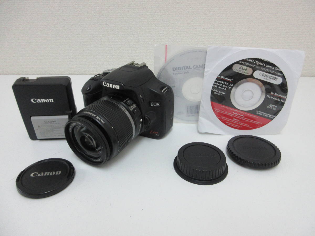 中古 カメラ CANON キヤノン EOS Kiss X3 デジタル一眼レフカメラ