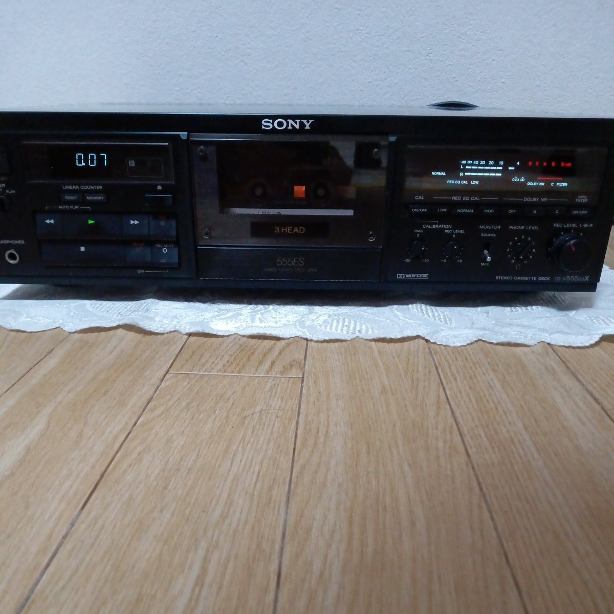 中古 SONY TC-K555ESX ソニー 高級ステレオ カセットデッキ 完動品