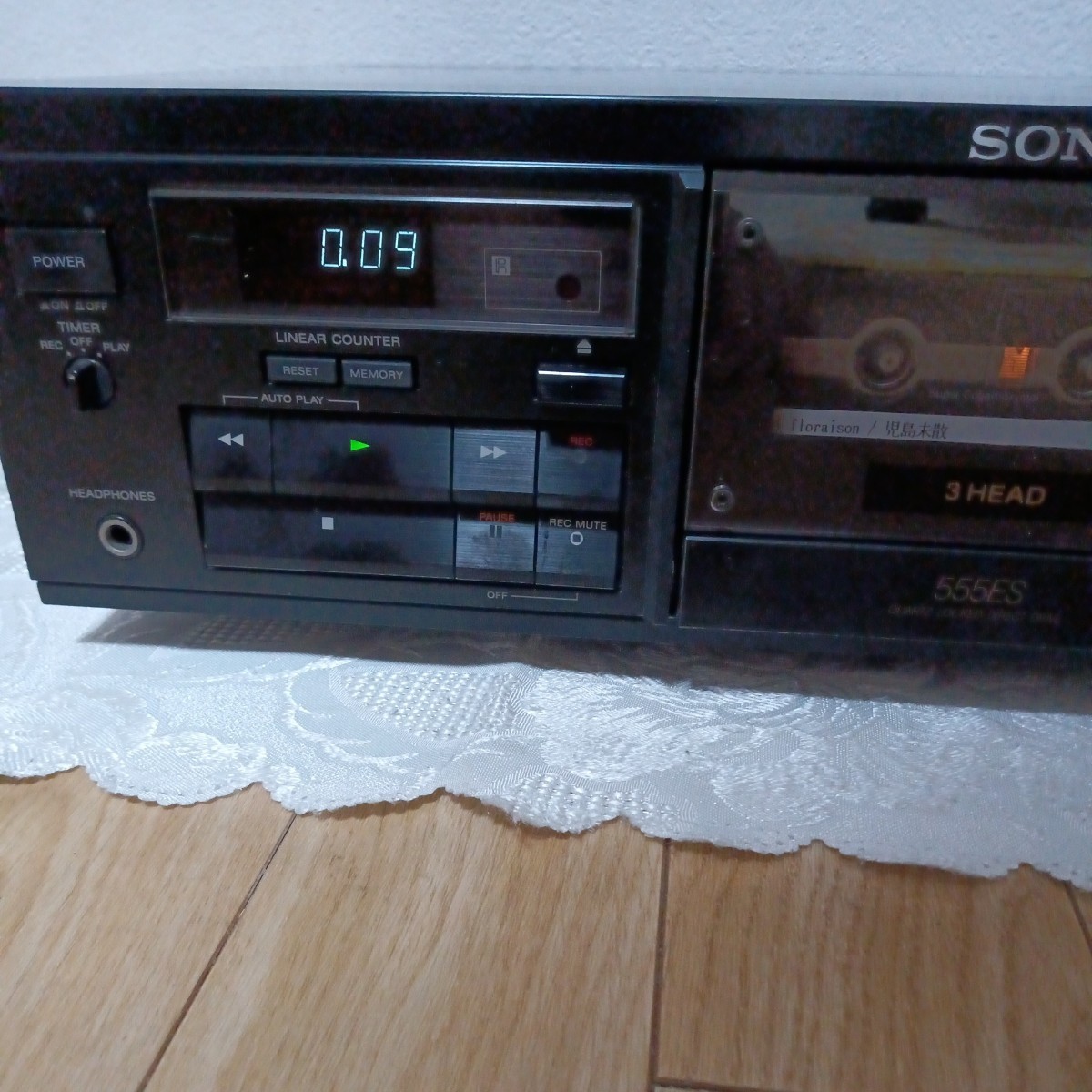 中古 SONY TC-K555ESX ソニー 高級ステレオ カセットデッキ 完動品