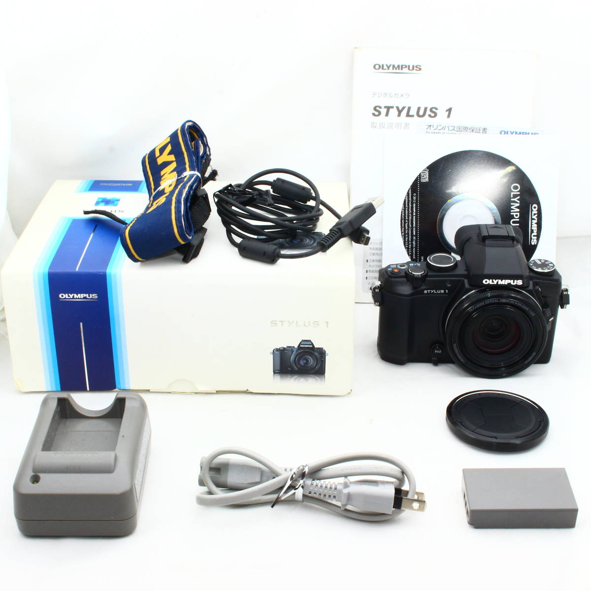 OLYMPUS デジタルカメラ STYLUS 1 ブラック STYLUS-1 BLK #2308033