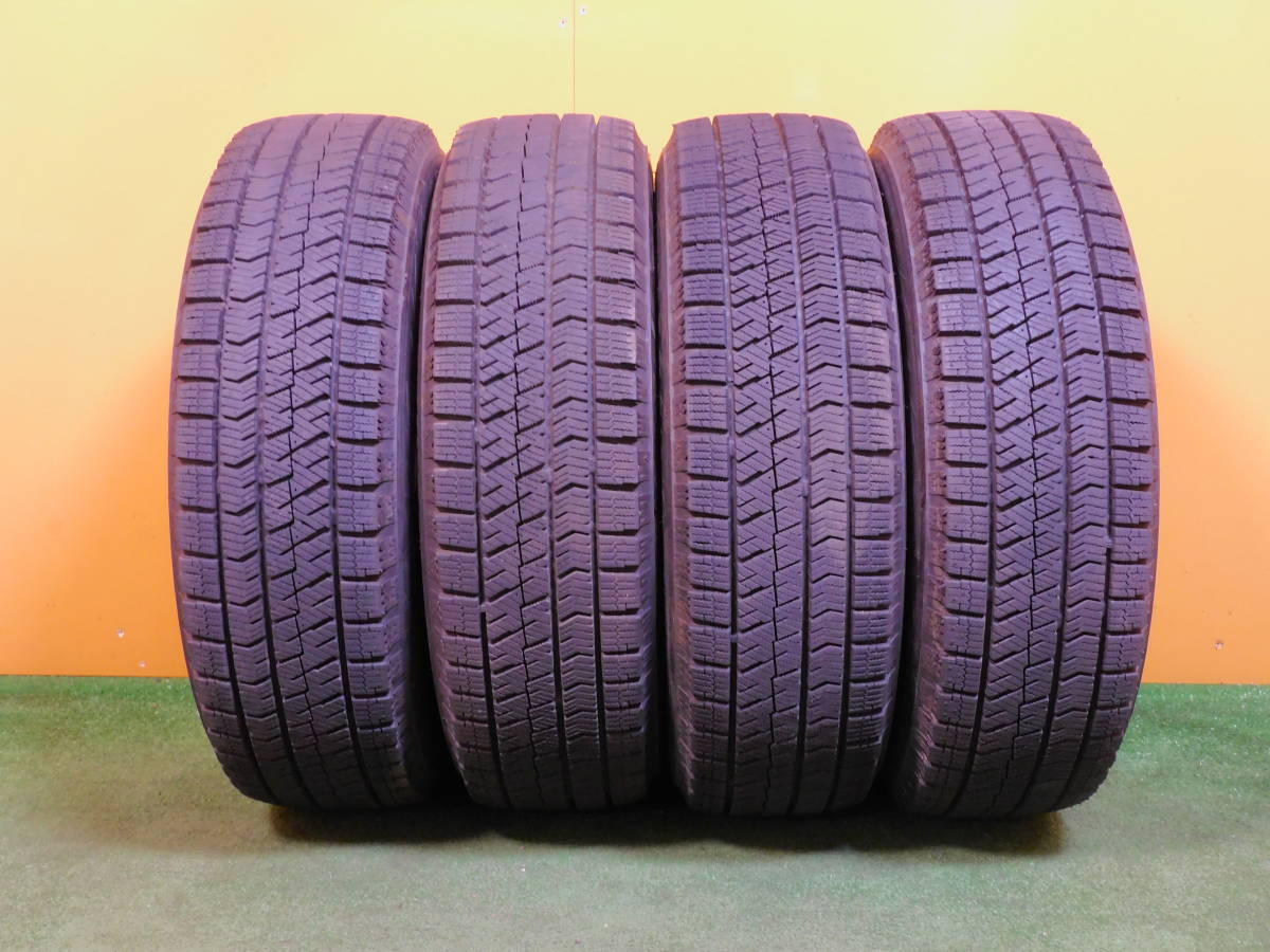 155/65R13 BRIDGESTONE BLIZZAK VRX2 製造年2021 4本 鉄ホイール J13