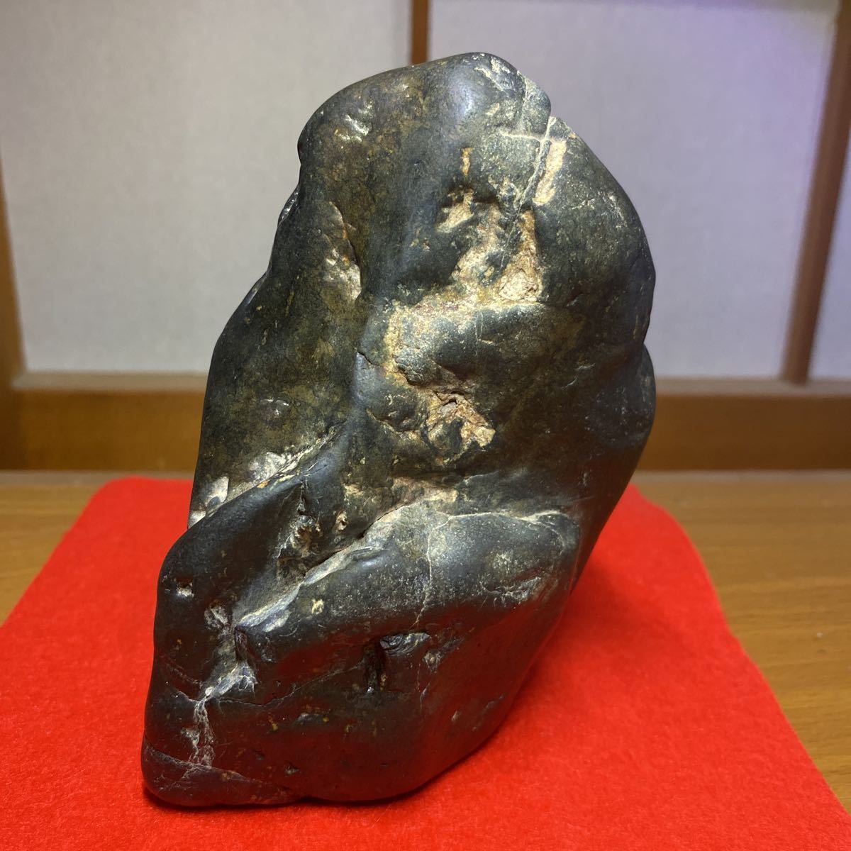 神居古潭石　鑑賞石 水石　緑色系_画像3