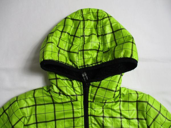 BC839[navy] navy lining boa with a hood . jacket woman .. green 150